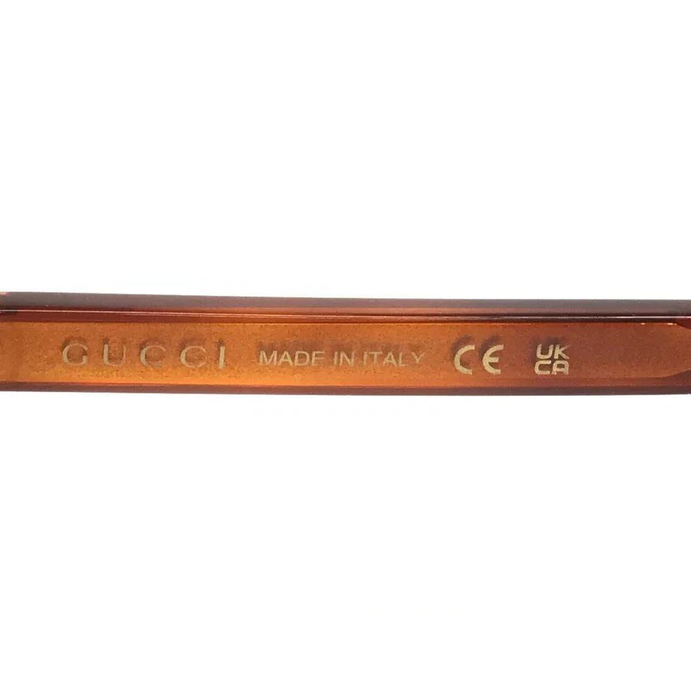 Gucci Eyeglasses Frames GG1319O 002 Tortoise Brown Square Full Rim 53-17-145